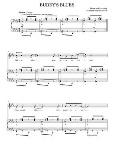 Buddy's Blues (The God-Why-Don't-You-Love-Me Blues) - Road Show Musical, Stephen Sondheim (Piano Vocal)