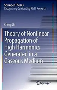 Theory of Nonlinear Propagation of High Harmonics Generated in a Gaseous Medium