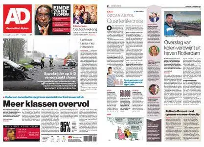 Algemeen Dagblad - Alphen – 16 november 2017