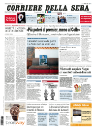 Il Corriere della Sera (11-05-11)