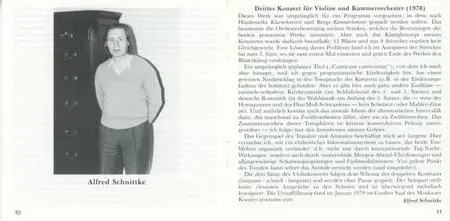 Alfred Schnittke - Violin Concertos Nos. 3 & 4 (1991) {BIS Schnittke Edition, BIS-517} (Item #10)