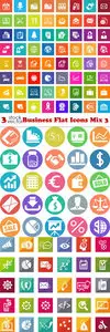 Vectors - Business Flat Icons Mix 3