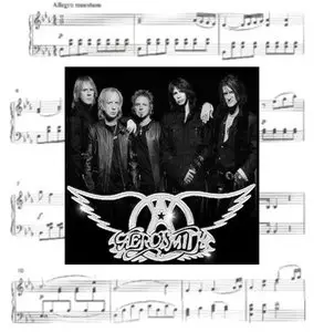 Aerosmith Sheet Music for piano+Lyrics (+guitare)
