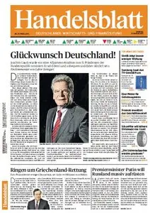 Handelsblatt vom Dienstag, 21. Februar 2012
