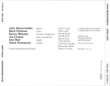 John Abercrombie - Open Land (1999) {ECM 1683}