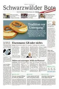 Schwarzwälder Bote Blumberg - 04. November 2017