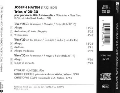 Patrick Cohen, Christophe Coin, Konrad Hunteler   Haydn: Flute Trios (1995)