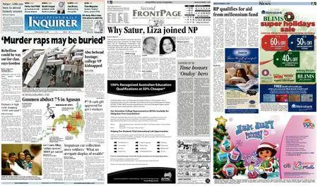 Philippine Daily Inquirer – December 11, 2009