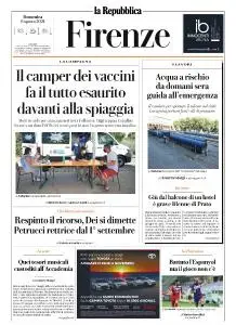 la Repubblica Firenze - 8 Agosto 2021