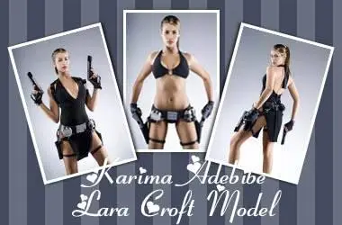 Karima Adebibe - Lara Croft Model