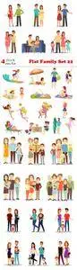 Vectors - Flat Family Set 22