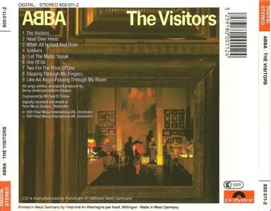 ABBA - The Visitors (1981) [1982, West Germany 1st Press] {Red Face Polydor}