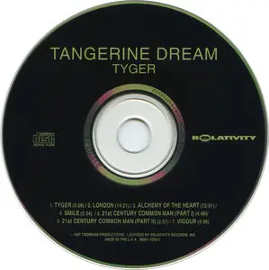 Tangerine Dream - Tyger (1987)  [1992, USA Version]