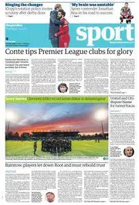 The Guardian Sports supplement  12 December 2017
