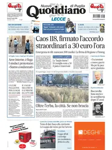 Quotidiano di Puglia Lecce - 3 Luglio 2025