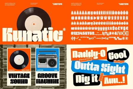 Kunatic - Retro Bold Font