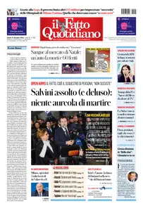 Il Fatto Quotidiano - 21 Dicembre 2024