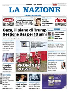 La Nazione Pistoia Montecatini - 1 Settembre 2025