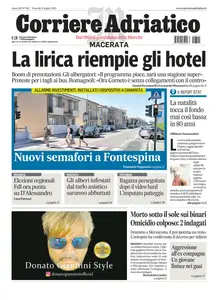 Corriere Adriatico Macerata - 11 Luglio 2025