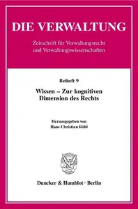 Wissen - Zur kognitiven Dimension des Rechts