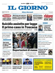 Il Giorno Milano Metropoli - 12 Giugno 2025