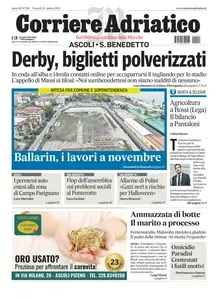Corriere Adriatico Ascoli - 24 Ottobre 2025