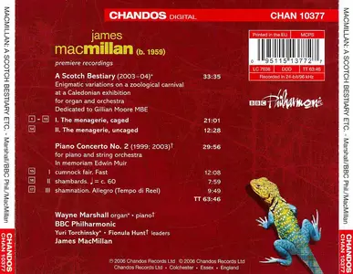 Wayne Marshall, BBC Philharmonic, James MacMillan - James MacMillan: A Scotch Bestiary, Piano Concerto No.2 (2006)