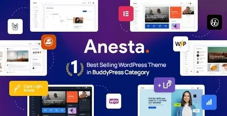 EE - Themeforest - Anesta - Intranet, Extranet, Community and BuddyPress WordPress Theme 38185608 v1.2.1