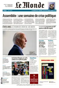 Le Monde du Dimanche 14 et Lundi 15 Juillet 2024