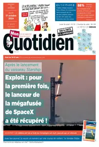 Mon Quotidien - 17 Octobre 2024