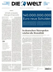 Die Welt - 19 September 2025