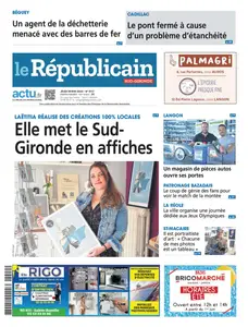 Le Républicain Sud Gironde - 30 Mai 2024