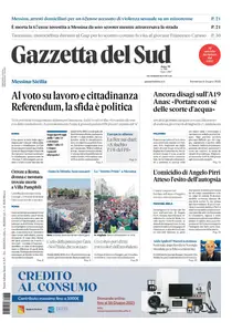 Gazzetta del Sud Messina - 8 Giugno 2025