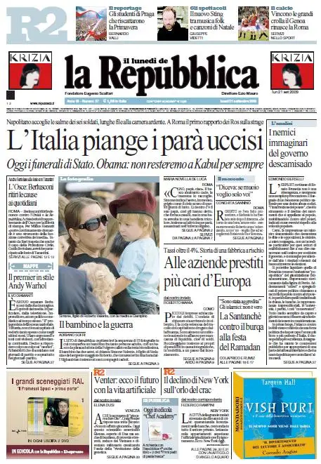 La Repubblica (21-09-09)