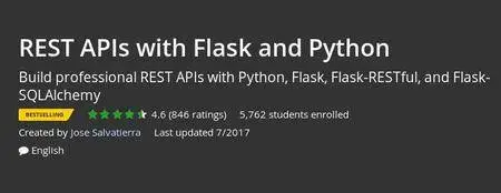 Udemy - REST APIs with Flask and Python