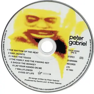 Peter Gabriel 4 (1982) [2002, Japan, TOCP-66080]