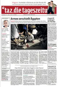 Tageszeitung TAZ vom 29 Juli 2013
