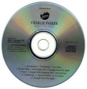 Charlie Parker - Boston, 1952 (1996) {Uptown Records - UPCD 27.42}