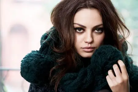 Mila Kunis by Robert Erdmann for Glamour UK September 2011