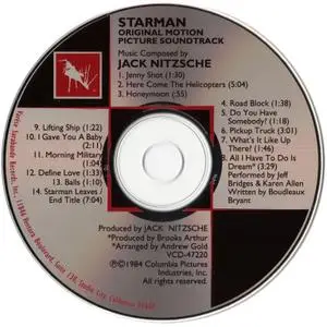 Jack Nitzsche - Starman (Original Motion Picture Soundtrack) (1984) [2010, Digitally Mastered Reissue]