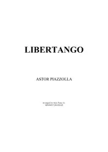 Astor Piazzolla - Libertango