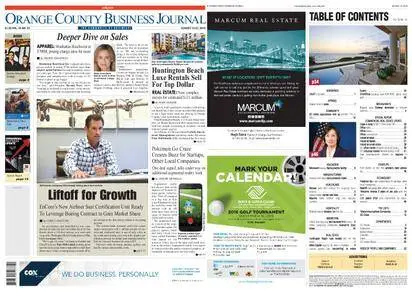 Orange County Business Journal – August 15, 2016