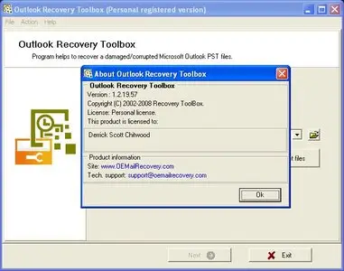 Outlook Recovery Toolbox 1.2.19.57