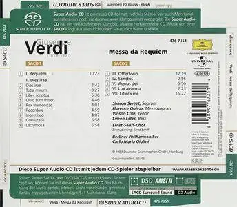 Guiseppe Verdi - Berliner Philharmoniker / Giulini - Messa da Requiem {Hybrid-SACD // ISO & Hi-Res FLAC}