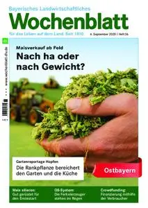 Bayerisches Landwirtschaftliches Wochenblatt Ostbayern - 03. September 2020