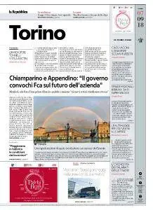 la Repubblica Torino - 7 Settembre 2018