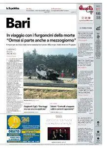 la Repubblica Bari - 7 Agosto 2018