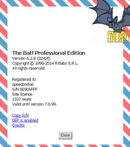 The Bat! 6.2.8 Professional