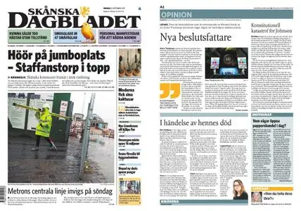 Skånska Dagbladet – 25 september 2019