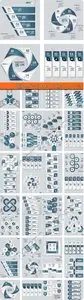 Infographic elements and diagrams vector 29